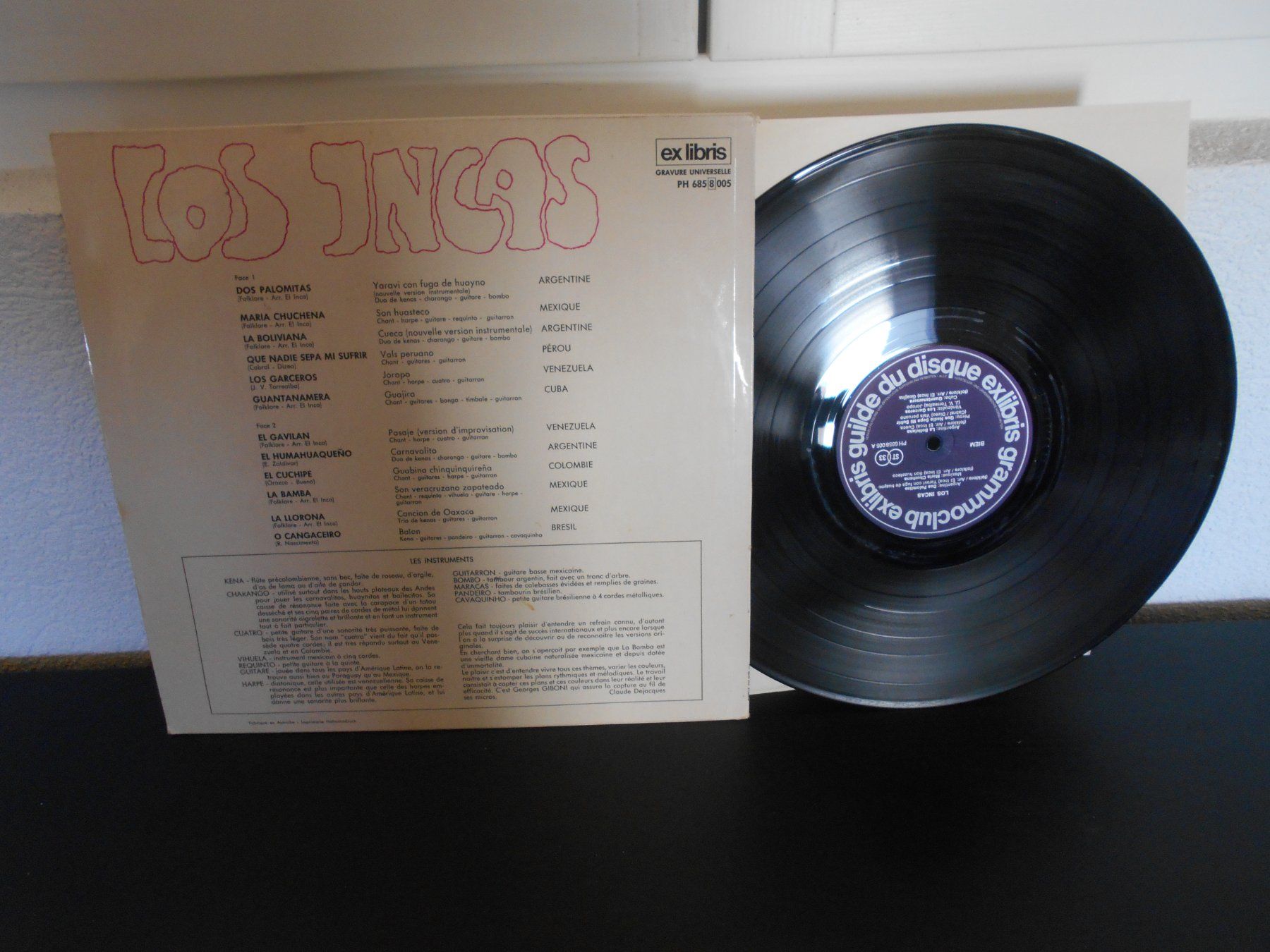 Dischi in vinile: Los Incas – Los Incas – Usato da Aarberg venduto da witchhunter01 1