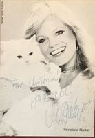 Christiane Rücker Autogramm signiert Foto 10x15cm