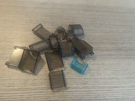 Ersatzteile transparent braun Kunststoff