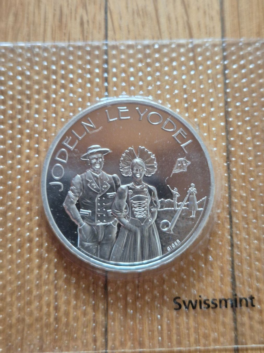 Alle Münzen: 20 Franken 2017 - Jodeln - Stgl. - OVP! – Gebraucht aus Mels von Goldenfalcon