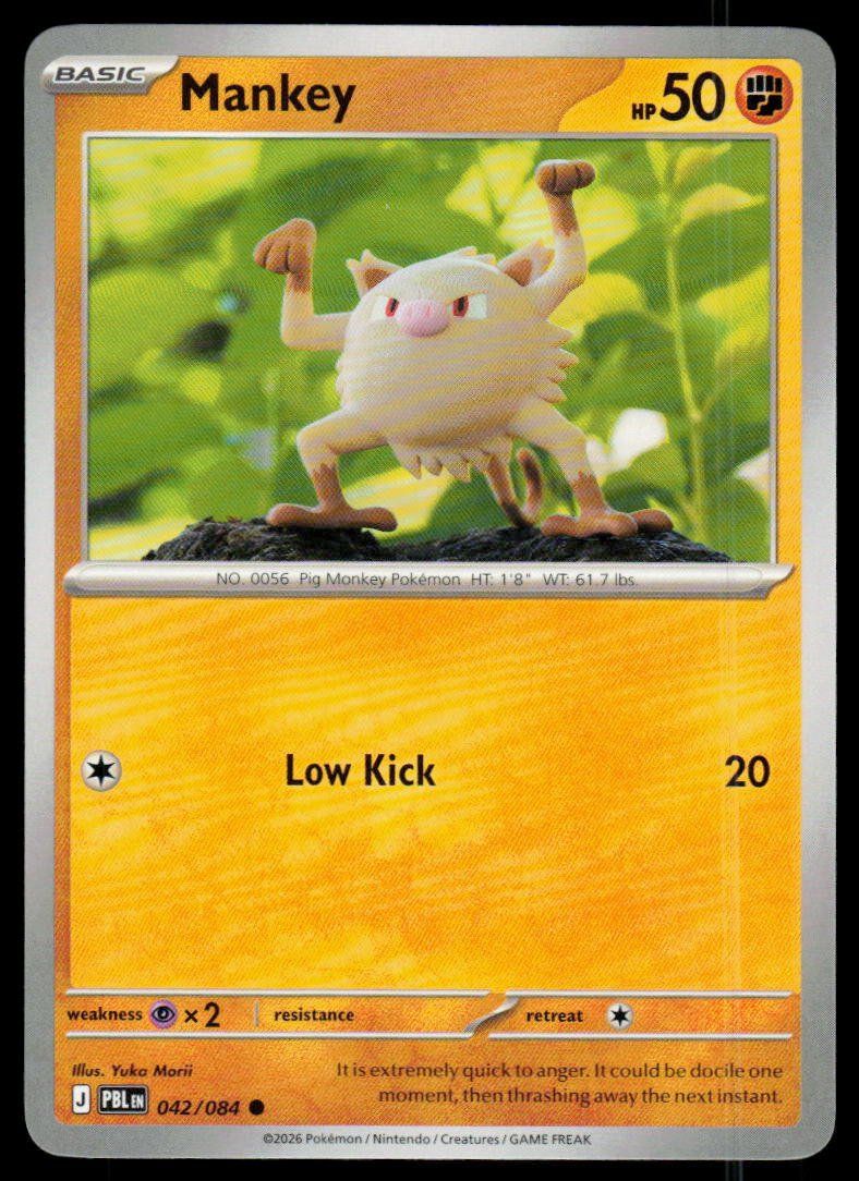 Pokémon Carte collezionabili: Pokemon Mankey 042/084 – Usato da Herisau venduto da Pokemon2025