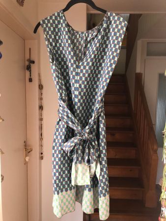 Sommer Kleid MISSONI 100% Seide mit Pailletten NEU
