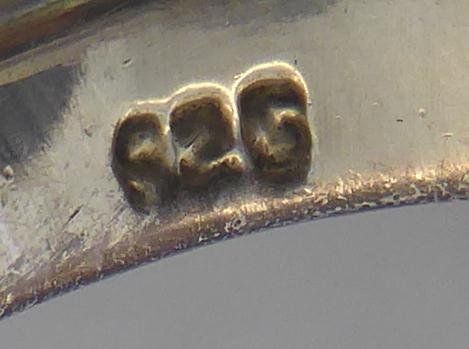 Anelli: Ring 925 Silber mit synthetischem  Stein – Usato da Muri AG venduto da Lineli2020 3