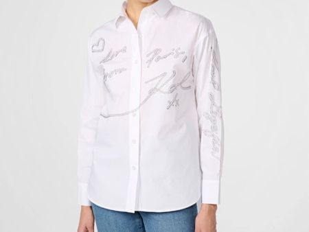 LOVE FROM PARIS KARL POPLIN SHIRT