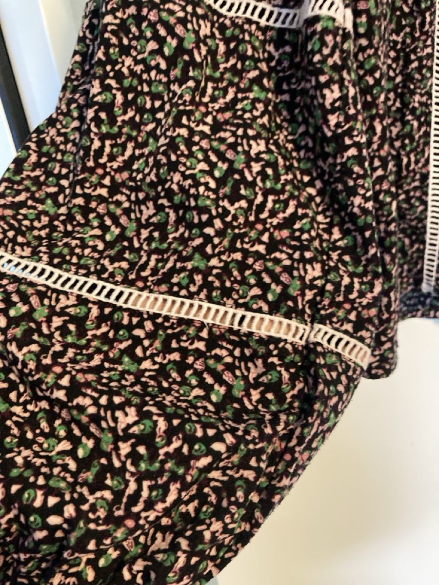 Camicette: Femme9 Bluse, Gr. L, Blumenmuster, Herbstfarben – Usato da Frenkendorf venduto da Bleandro 2