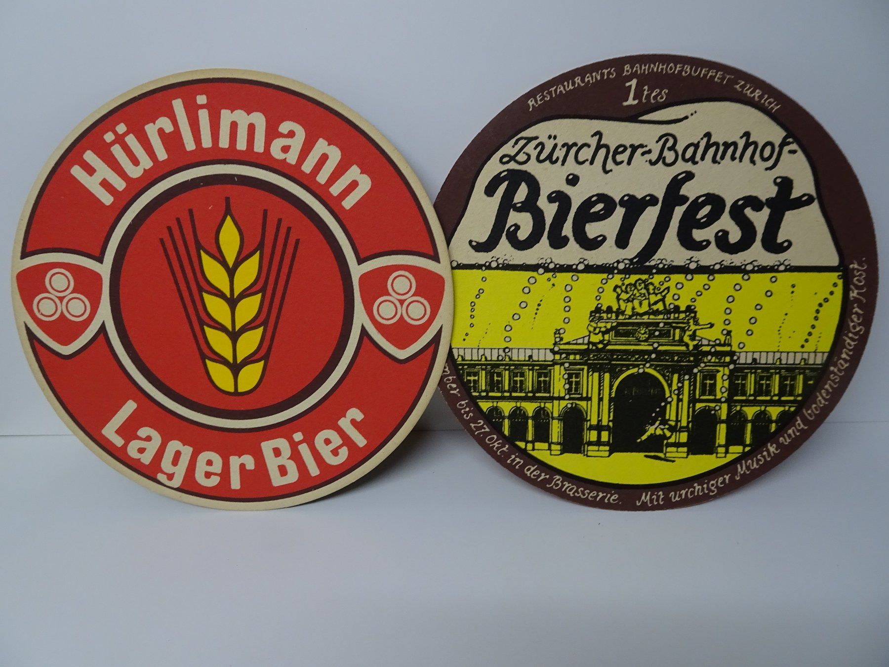 Hürlimann Untersetzer: Bierteller spezial Hürlimann – Gebraucht aus Brittnau von simba2504