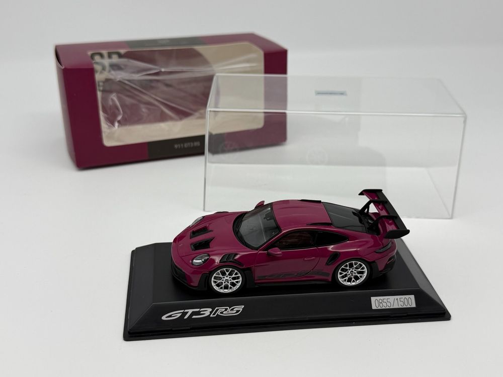 RARE 1/43 Porsche 911 (992) GT3 RS Ruby Star Red - Spark (Gebraucht) in ...