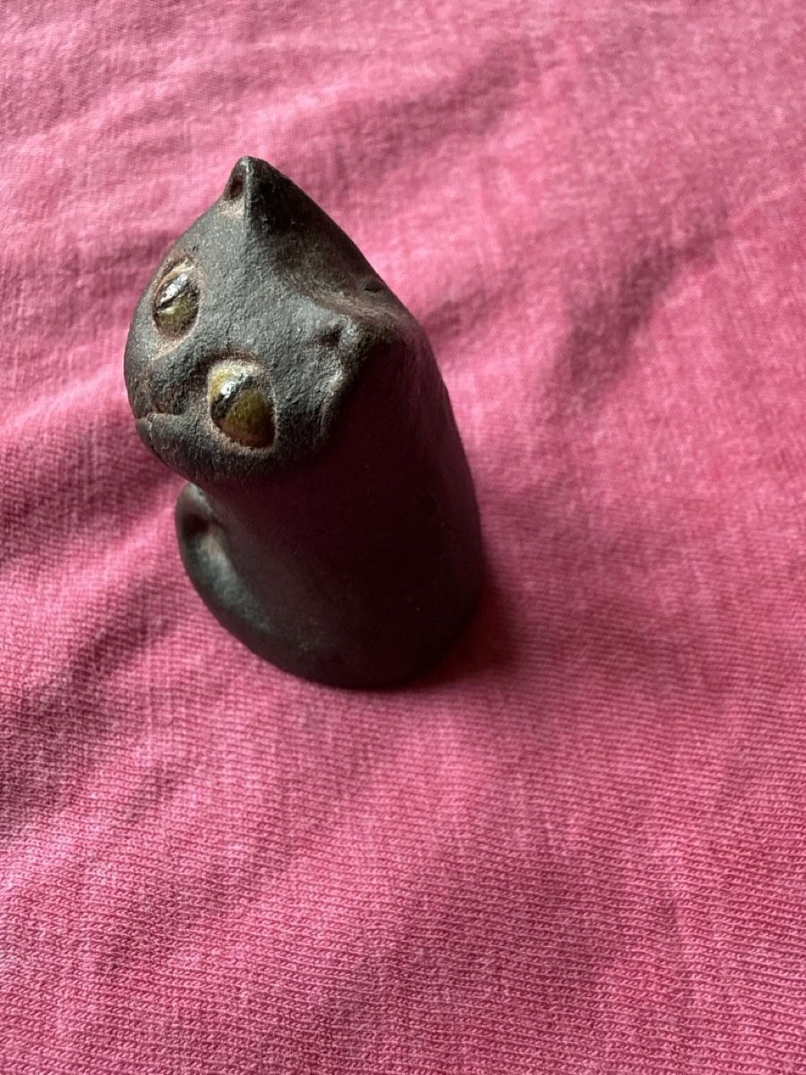 Statuette: Katze, Keramik, Thyssen Danmark – Usato da Basel venduto da balenadelfino 2