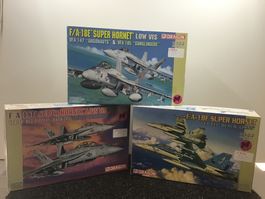 DRAGON 3 SET SUPER HORNET 1/144