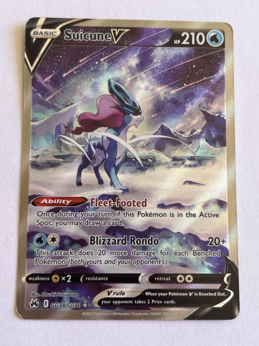 Pokémon Carte collezionabili: Suicune V GG38/GG70 en englaise – Usato da Constantine venduto da nus_k2z7
