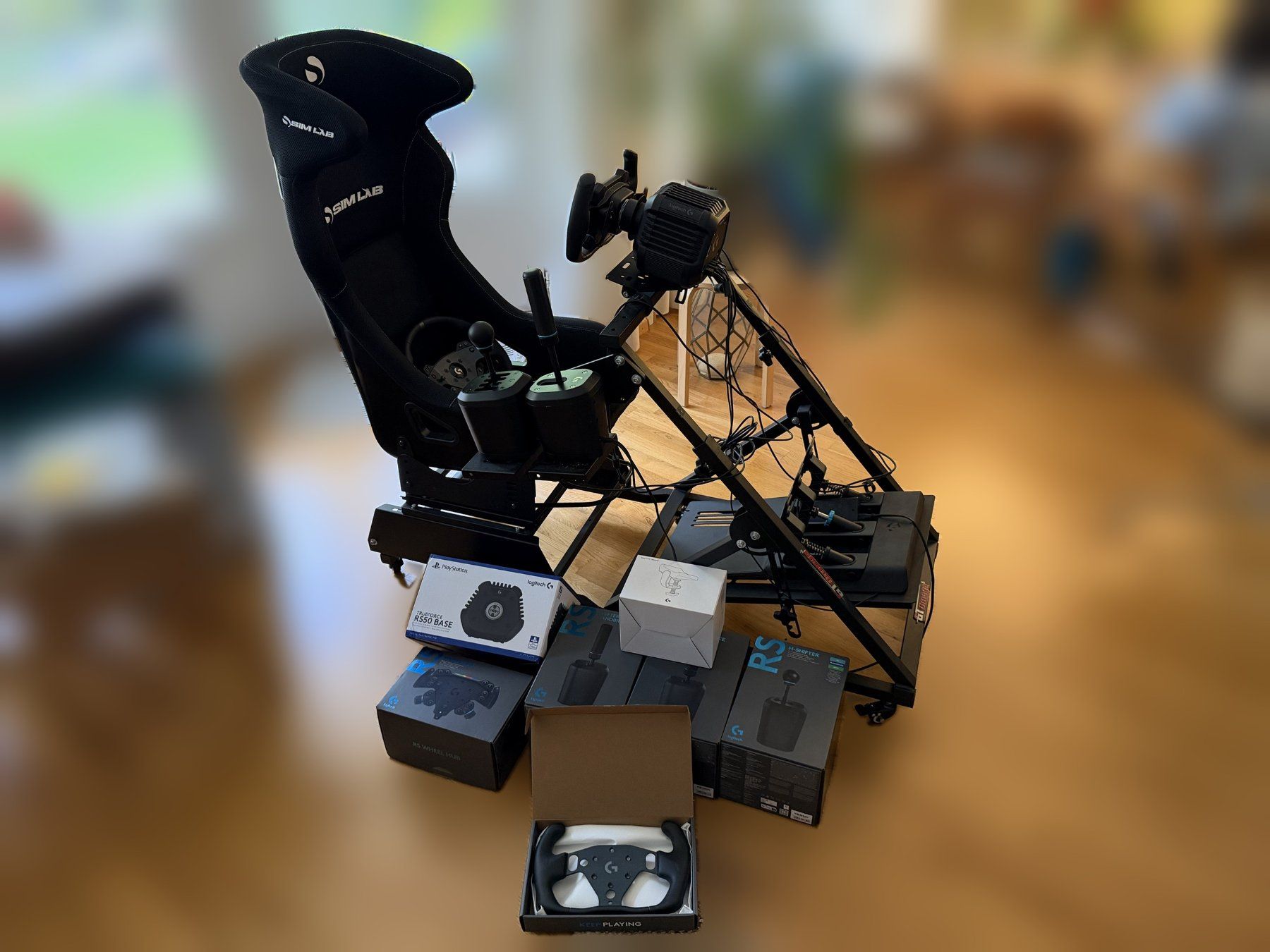 Giochi: Logitech RS50 Sim-Racing-Rig komplett | PS5 & PC | Load Cell – Usato da Basel venduto da leon360