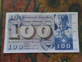 SUISSE  100  Francs  1965  (7785)  Billet
