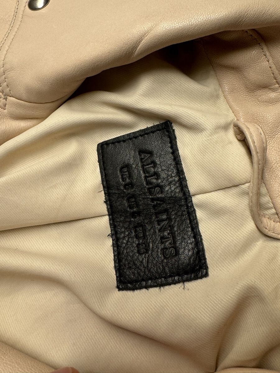 Allsaints Giacche: Allsaints Lederjacke, hellrosa, Grösse 36 – Usato da Zürich venduto da len_9md5 2