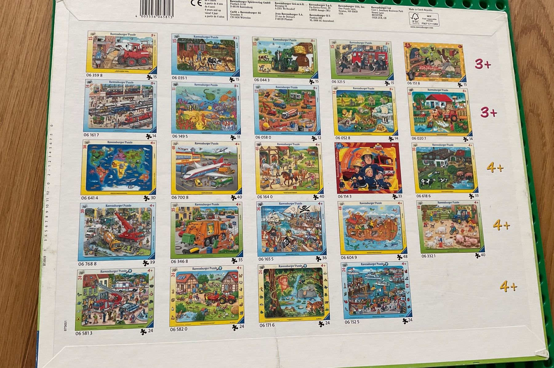 Ravensburger Puzzle: 2  Ravensburger Puzzle, 4+, Baustelle/Polizei – Usato da Niederteufen venduto da sicmu 8