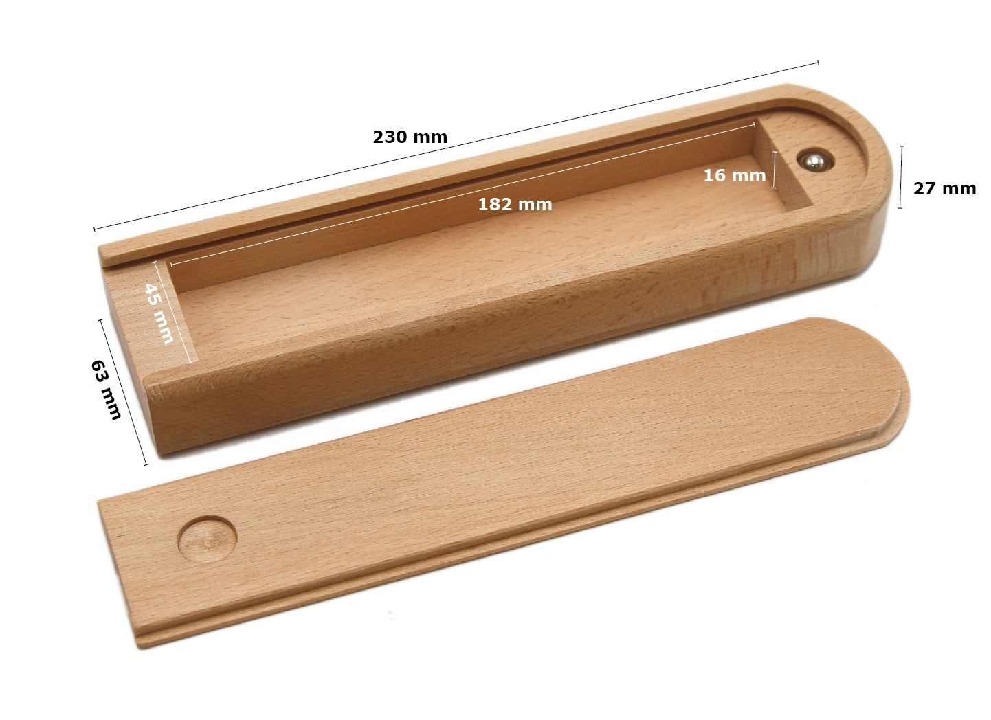 Altro materiale per artisti: Stiftebox Jule Buchenholz – Nuovo (secondo la descrizione) da Escholzmatt venduto da crazyteam 4