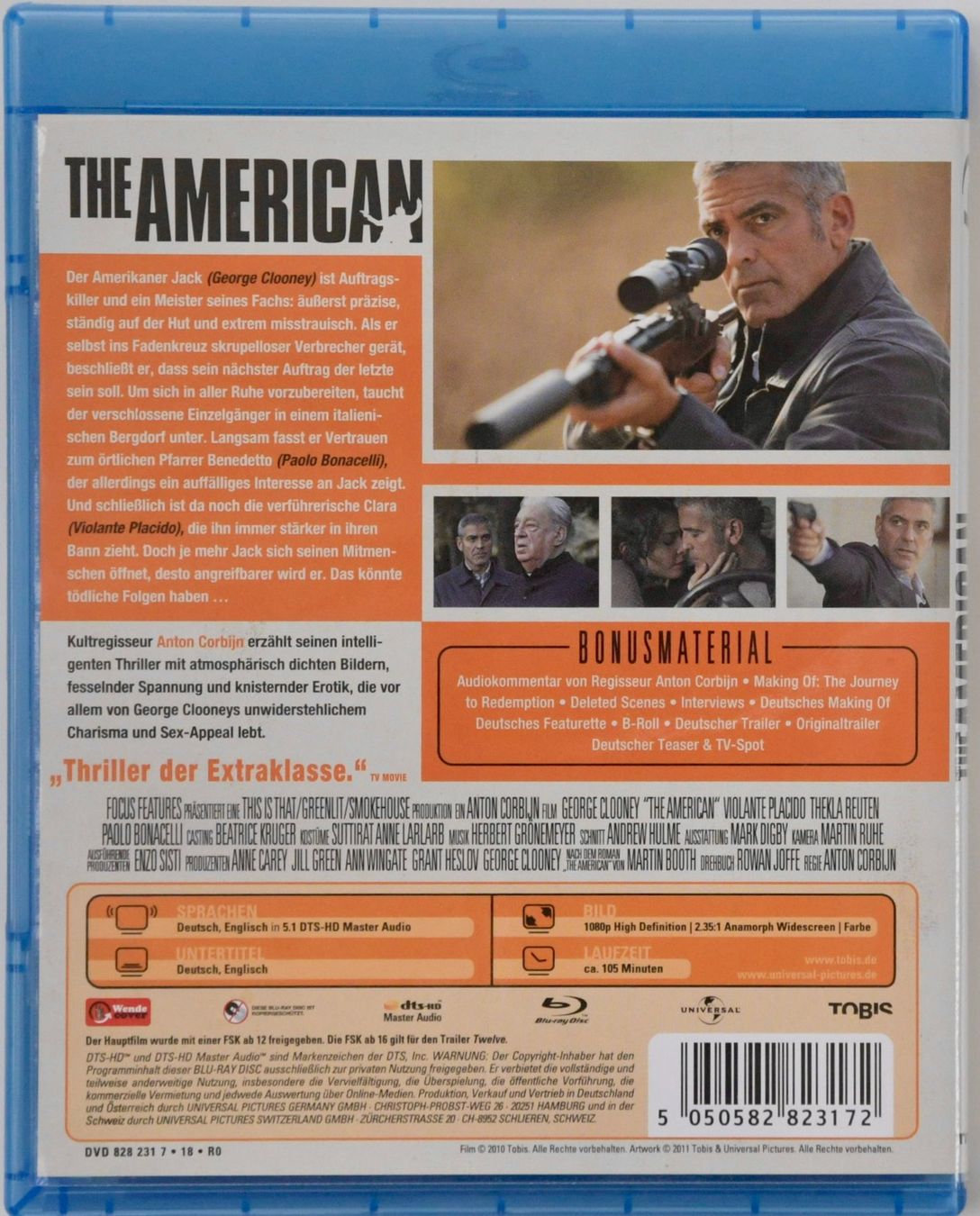 Tutti i DVDs: THE AMERICAN - mit George Cloony – Usato da Remetschwil venduto da tgd_gbp8 1