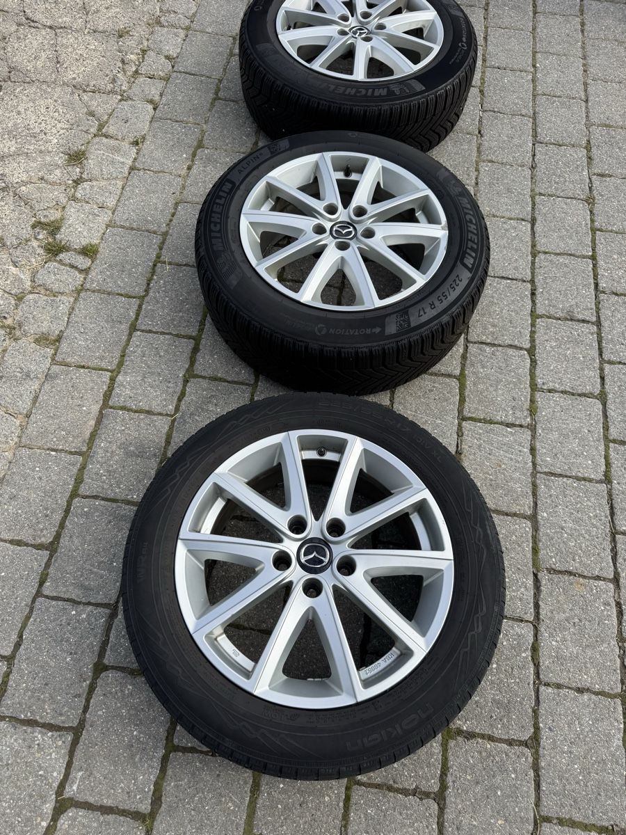 Pneus & Kompletträder: Original Mazda Räder 225/55 R17 – Gebraucht aus Schenkon von Mnop 1