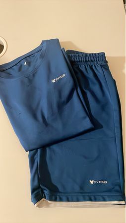 Ensemble de sport Extend, bleu, taille M - Idéal pour l'été