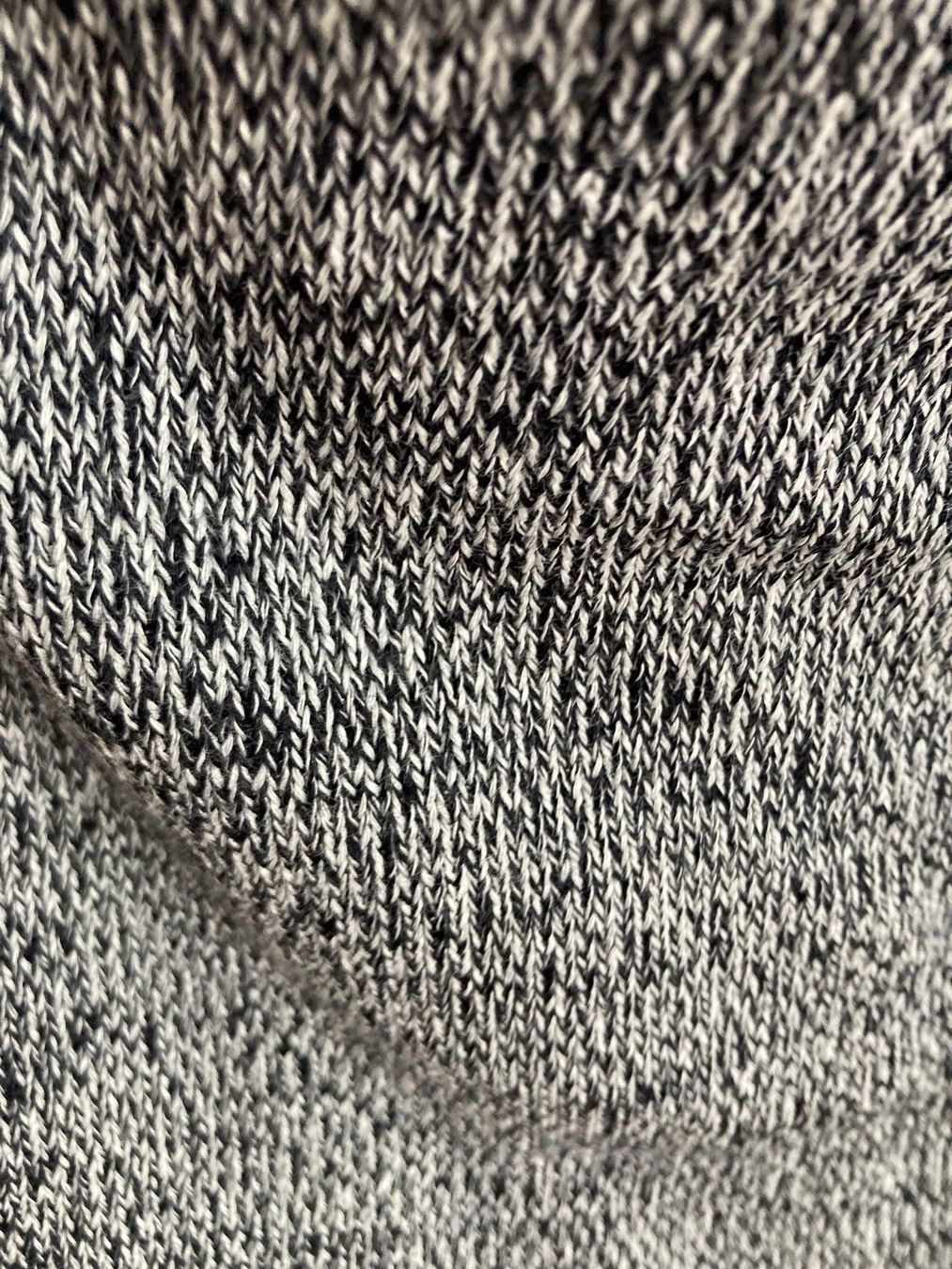 Tessuti: Stoff - Strick schwarz-weiss meliert, 150cmx80cm – Nuovo (secondo la descrizione) da Meggen venduto da tulipe21