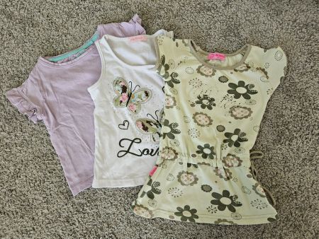 3er Set Mädchen T-Shirts Gr. 98/104 Sommer, guter Zustand!