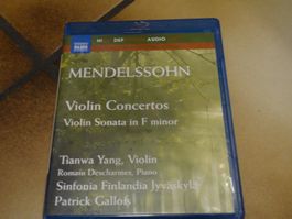Mendelssohn Violin Concertos Blu-ray NAXOS