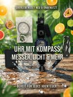 Armbanduhr Kompass Draht Messer