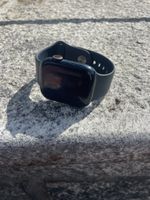Smartwatch Apple Watch schwarz mit Silikonarmband