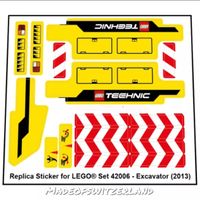 Lego Stickerset für Set 42006
