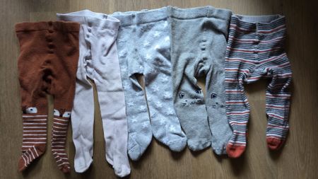 5 paar Strumpfhosen Gr. 56/62