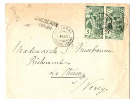 🇨🇭 Cheseaux (Vaud) - 1900 - Oblitération linéaire de Gare