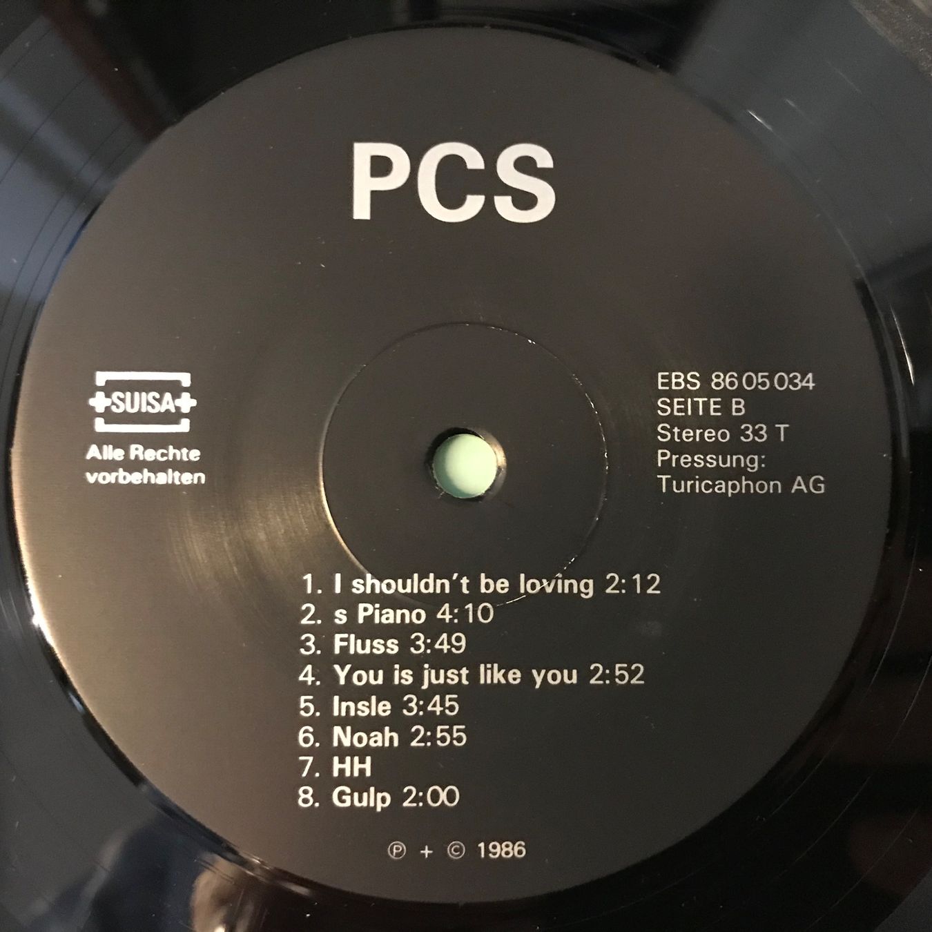 Dischi in vinile: Pfannestiel Chammer Septett - Same CH-Kult – Usato da Aesch BL venduto da BlueMusicRecords 4