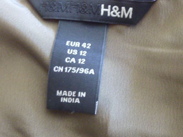H&M T-shirt: Bluse Gr. 42 H&M Khaki NEU – Nuovo (secondo la descrizione) da Hinwil venduto da Glasperlen 3