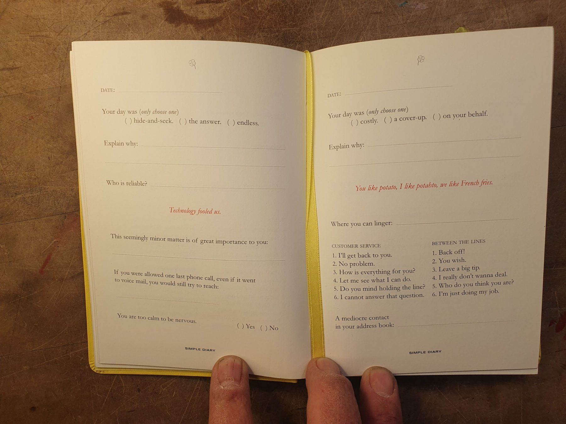 Libri: Keels simple Diary - Philipp Keel – Usato da Zürich venduto da loosebone 4