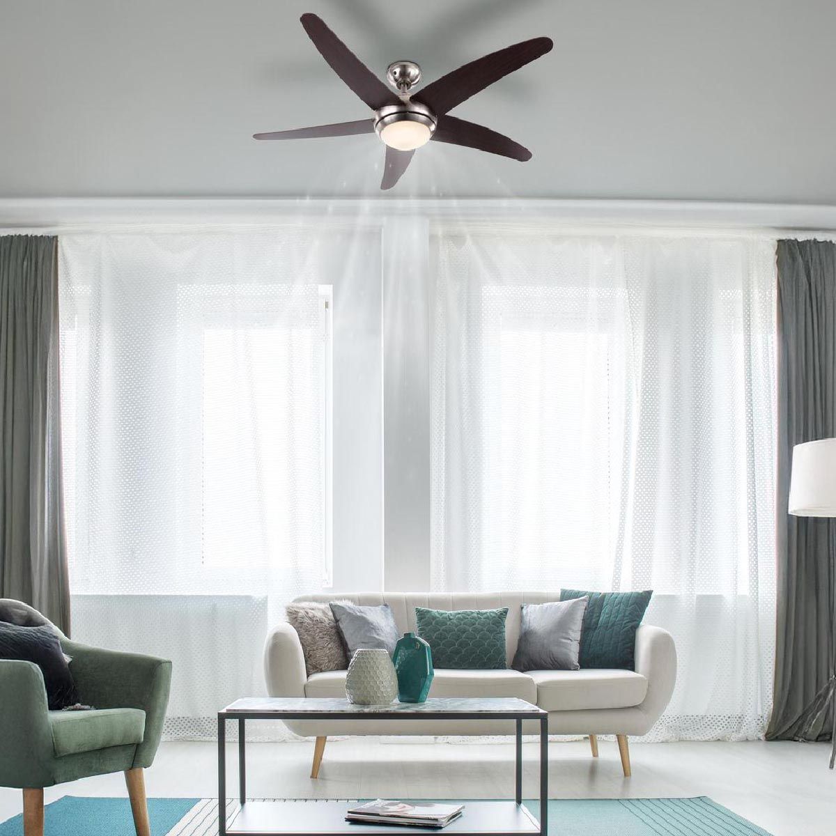 Lampadari & plafoniere: Deckenleuchte, Ventilator, Ø132 cm – Nuovo (secondo la descrizione) da Kreuzlingen venduto da Smart-Light