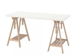 Tisch Ikea auf Böcken (höhenverstellbar)