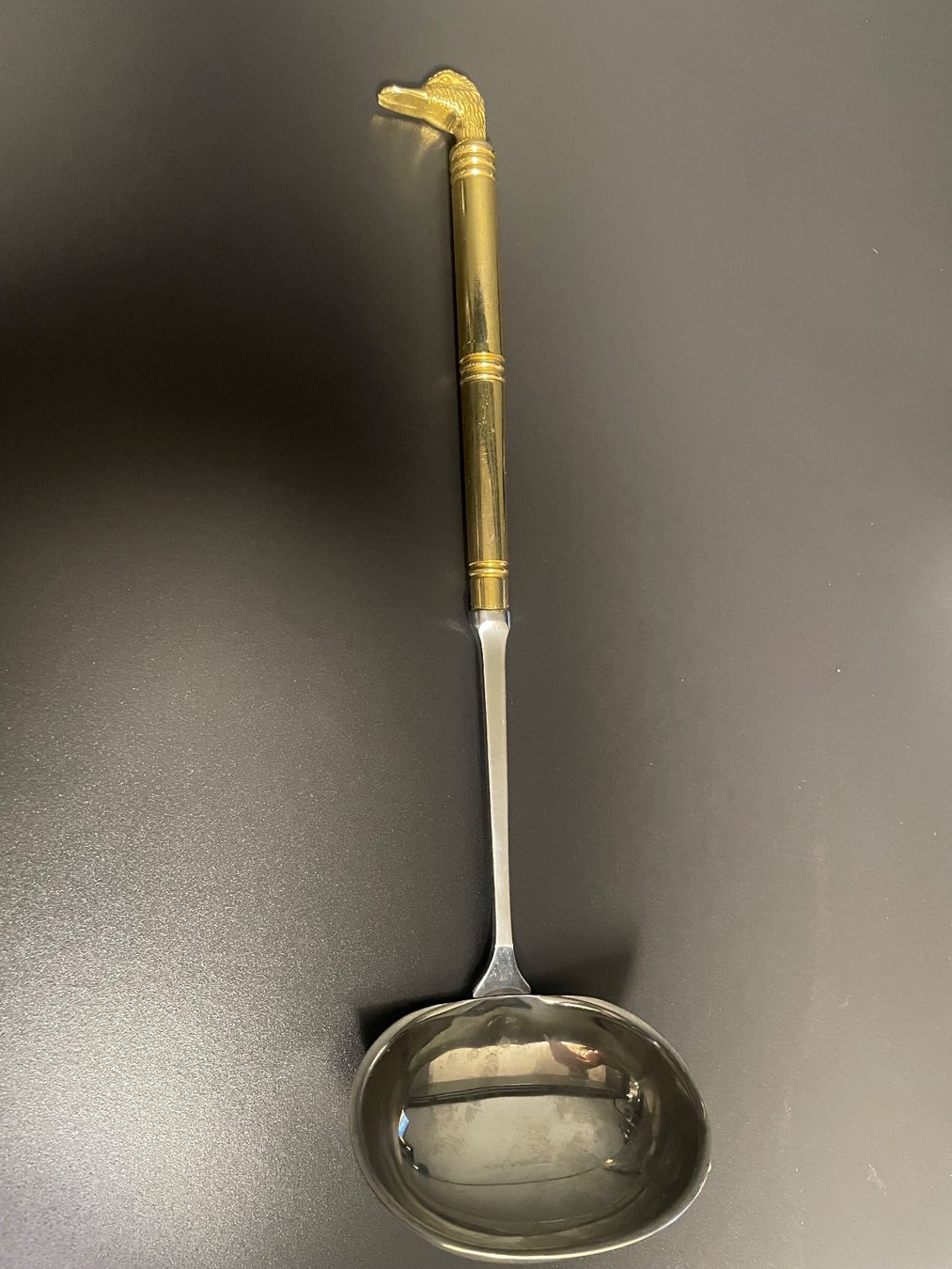Cucchiai: Antike Schöpfkelle - Ente - Messing/Bronze - Coricama Inox – Usato da Minusio venduto da Pink222 2