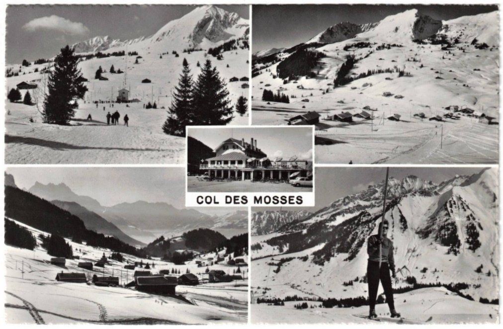 Ansichtskarten: Col des Mosses - 5 Bild AK – Gebraucht aus Binningen von Mountainrider