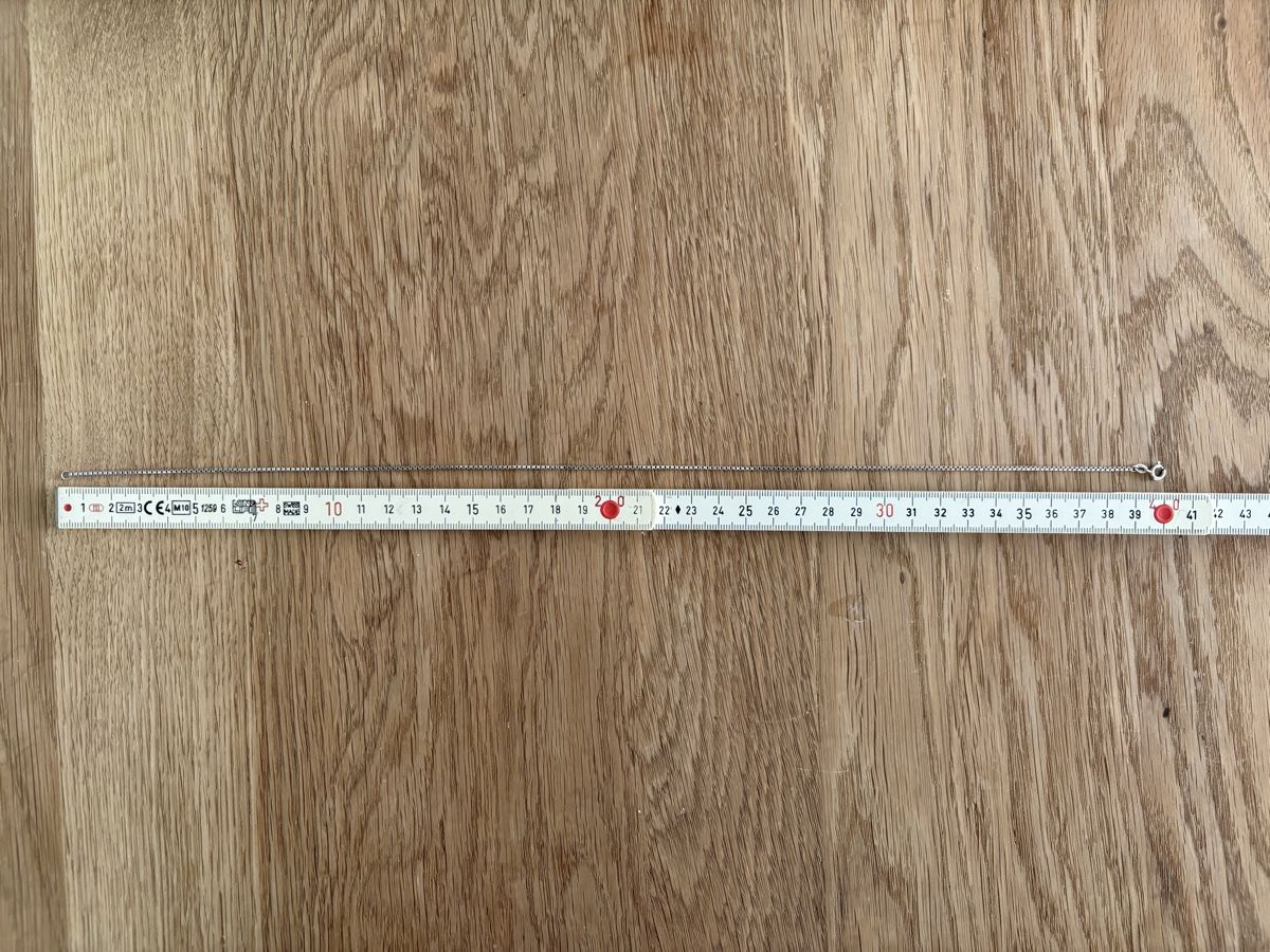 Catenine: Halskette Silber 800 Venezia, 1mm & 41cm  – Usato da Hinterkappelen venduto da ti3_8m5m 2