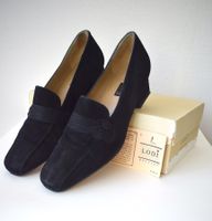 Klassisch LODI Wildleder Halbschuhe Gr. 37 Leder schwarz