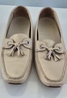 Bally Mokassins beige Leder Grösse 39.5