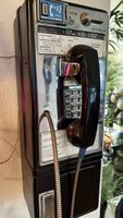 Telefonkabinen Münztelefon AT&T - Techn. Rarität 1988