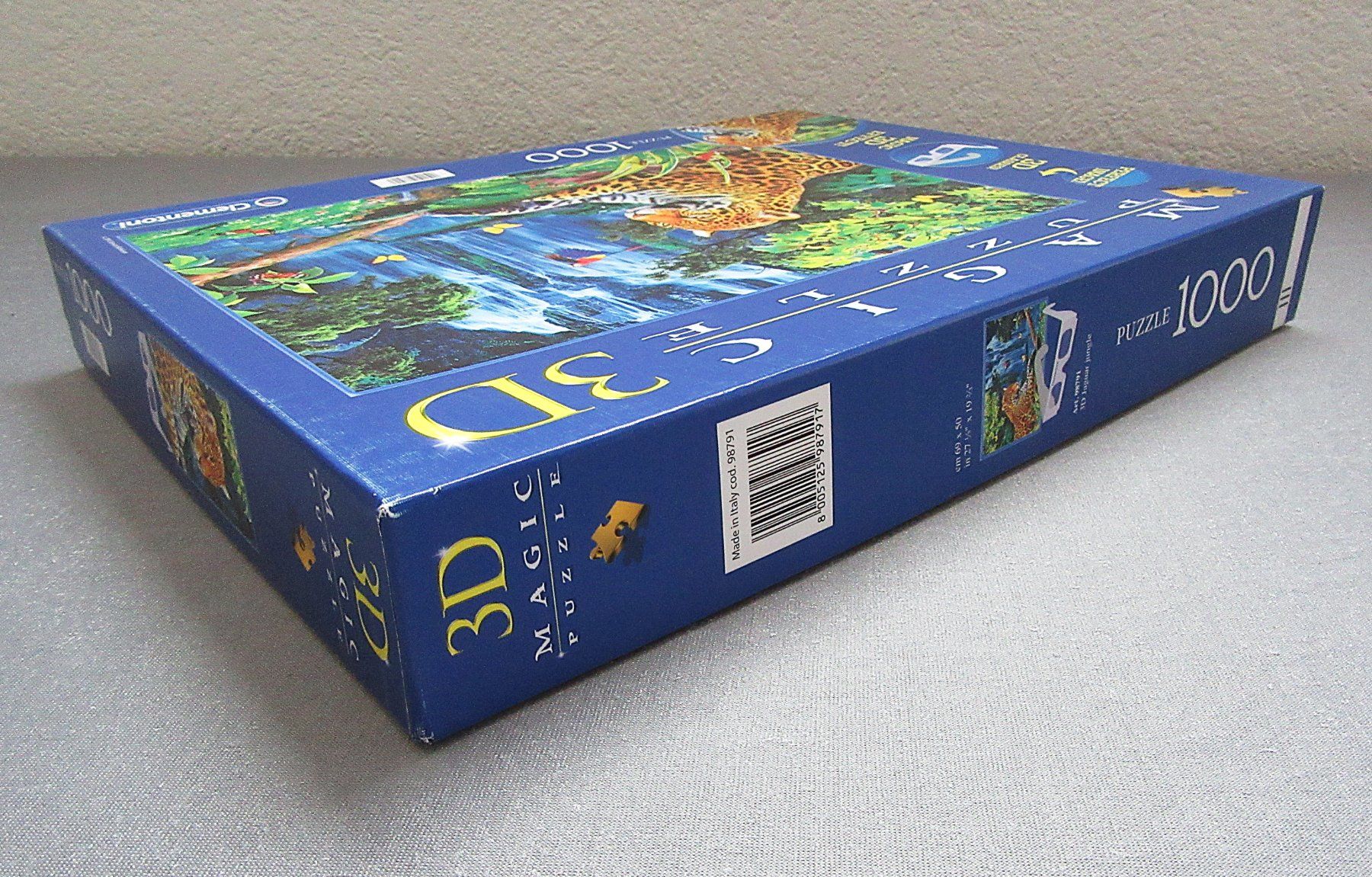 Clementoni Puzzles: Magic Puzzle 3D - 1000 Teile - Jaguar Jungle – Gebraucht aus Auenstein von Padabimbim 7