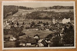 Schöftland mit Kirche um 1945