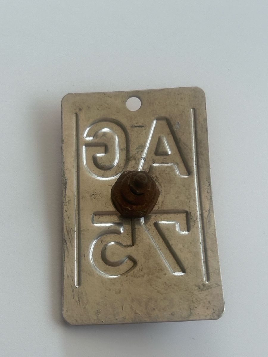 Insegne: Altes Schild AG 75 059296 (S31) – Usato da Neuenhof venduto da SchnaeppliAllerlei 1