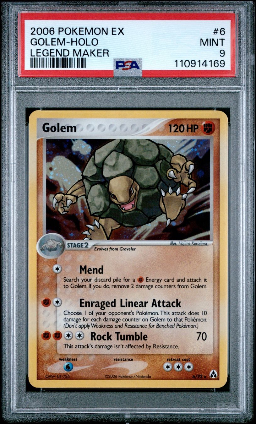 Pokémon Sammelbilder & Trading cards: PSA 9 GOLEM-HOLO LEGEND MAKER POKEMON – Gebraucht aus Zürich von pokemon_cards