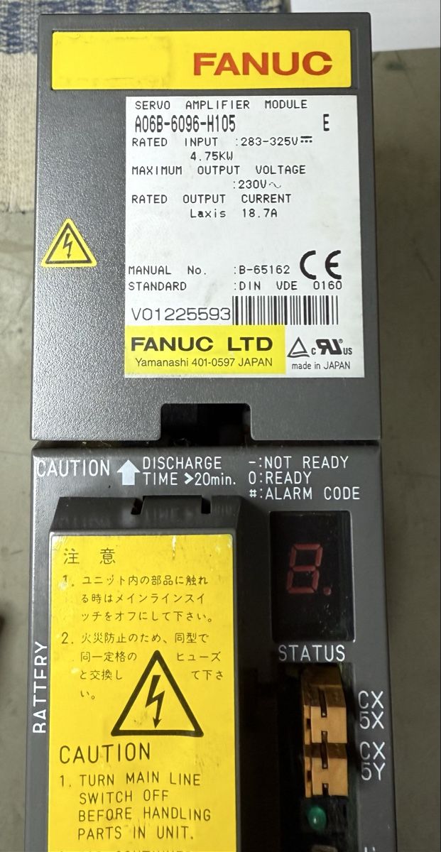 Fanuc Elektronikbauteile: Fanuc amplificateur A06B-6096-H105 – Gebraucht aus Porrentruy von hen_5r7h