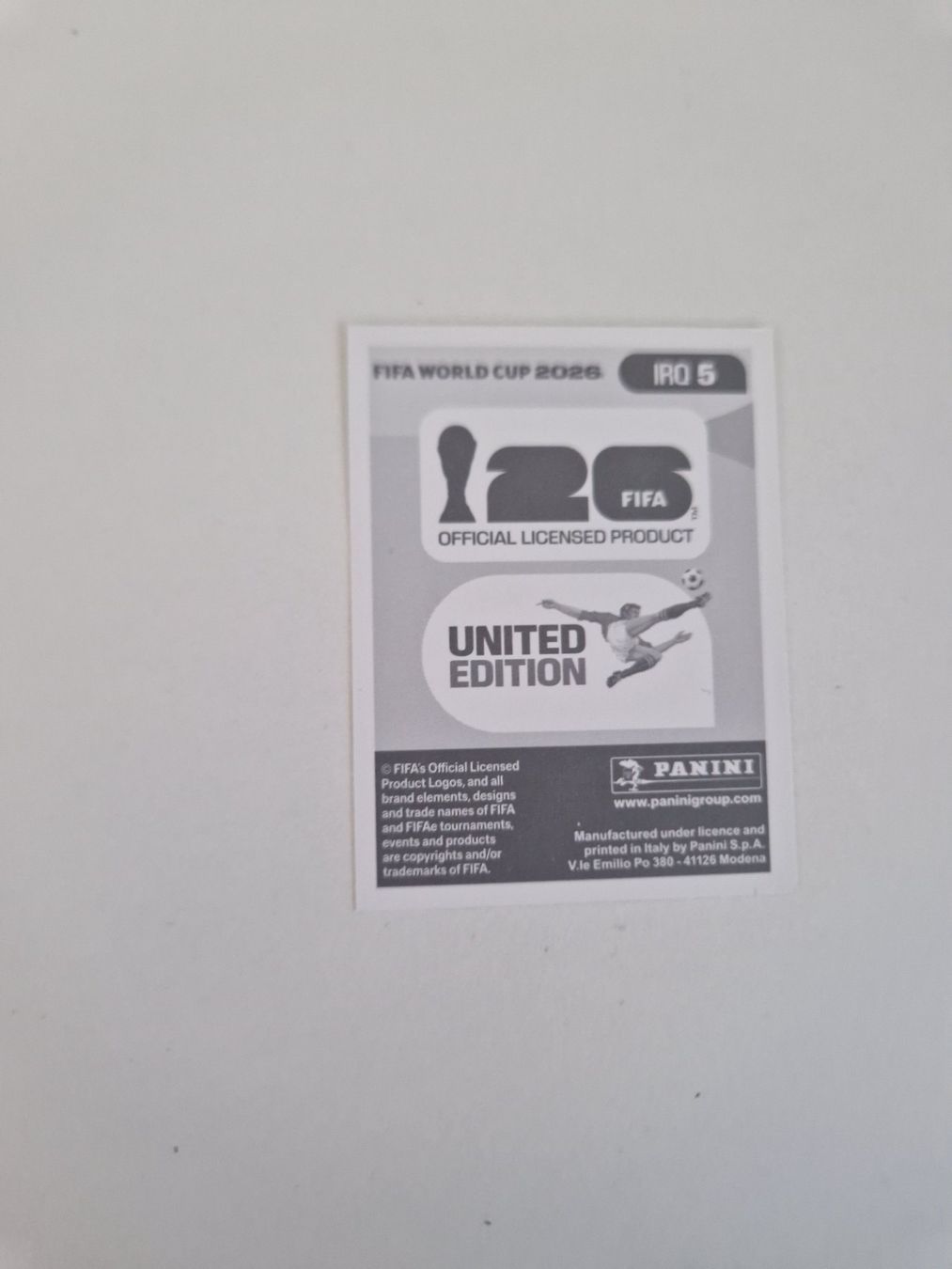 Panini Cartes à collectionner: Panini Sticker IRQ5 – Neuf (Voir description) à Stüsslingen par white_angel86 1