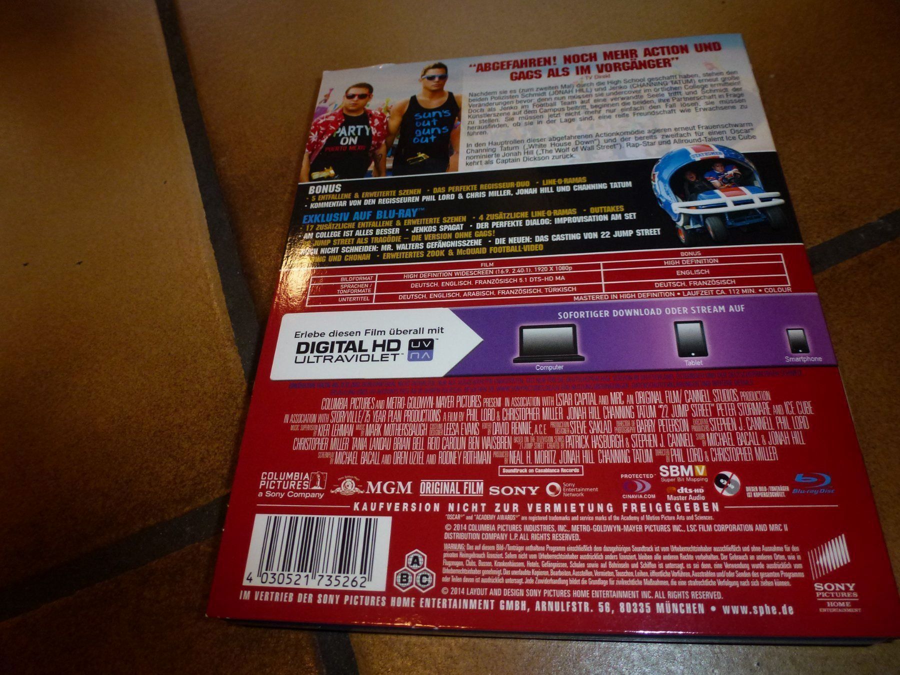 Tutti i DVDs: 22 Jump Street BLU-RAY – Usato da Olten venduto da Disc-Verkauf 1