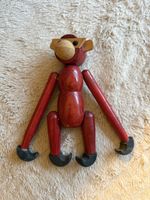 Singe en bois articulé vintage années 50