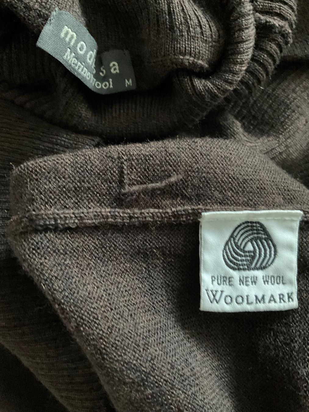 Pullover & Sweatshirts: MODISSA Merino Wolle Pullover Gr M Braun Rollkragenpullover – Gebraucht aus Urdorf von alda02 7